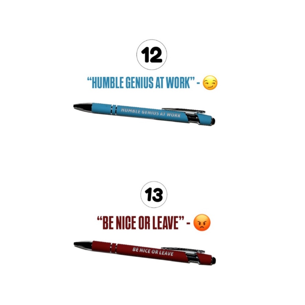 Funny Phrase Pen (1) with Stylus - Picture 13 of 16